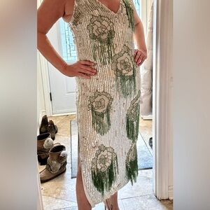 ASOS beaded midi dress size 12